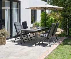 Chaise Inclinable UGLEV Gris -Intérieur Chic 201830