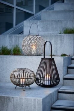 Lanterne LAPPSANGER Ø38xH32 Naturel -Intérieur Chic 202089