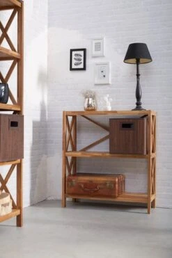 Royal Oak Etagère JANNERUP Large 3 Tablettes Chêne -Intérieur Chic 202477
