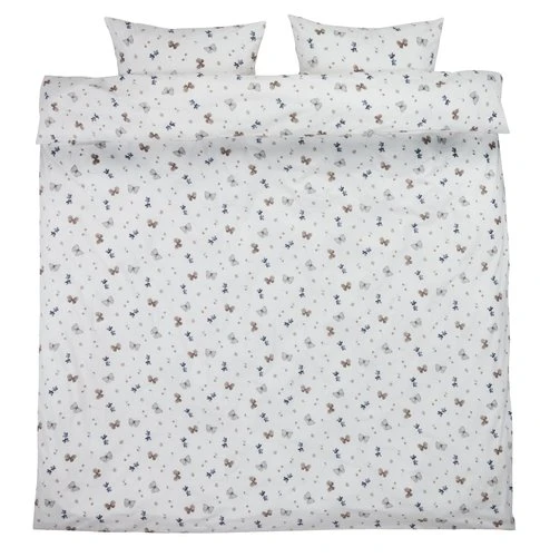 Parure De Lit JULIA 240x220 Blanc 1 Parure De Lit JULIA 240x220 Blanc