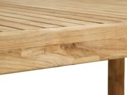 Table De Jardin EBBESKOV L90xL196 Teck -Intérieur Chic 203506