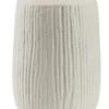 Vase CHRISTIAN Ø21xH33cm Blanc