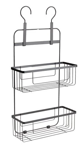 Étagère NACKA A/crochets Noir 2 Étagère NACKA A/crochets Noir – Image 2