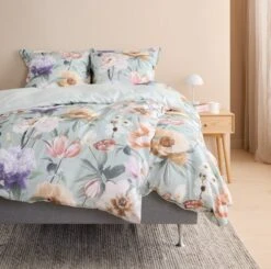 Parure De Lit Satin ERNA 240x220 Rose -Intérieur Chic 205051