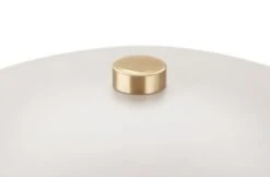 Lampe De Table MARKUS Ø25xH35cm Gris -Intérieur Chic 205284