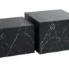 Table Basse TINGSTED 45x45/55x55 Coloris Marbre 2 Pcs