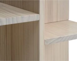 Piédestal SOLLERUP A/étagères Pin Massif -Intérieur Chic 212534