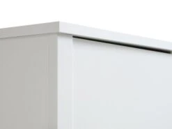 Armoire VEDDE 220x197 A/miroir Blanc -Intérieur Chic 213415