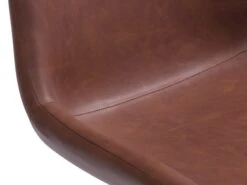 Chaise HYGUM Pivotante Cognac/noir -Intérieur Chic 213543