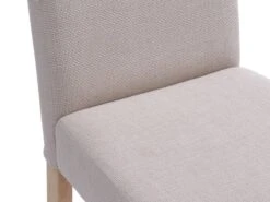 Chaise TUREBY Tissu Beige -Intérieur Chic 213569