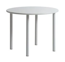 Table HANSTED Ø100 Gris Chaud