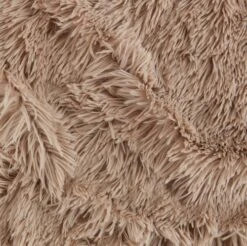 Plaid MYRFIOL 135x195 Taupe -Intérieur Chic 213644