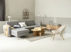 Étagère Murale ALKEN 3 Tablettes Gris Chaud -Intérieur Chic 213752 3