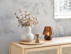 Lampe à Piles HOLGER Ø15xH17cm -Intérieur Chic 213878