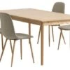 MARSTRUP L190/280 Table Chêne + 4 BISTRUP Chaises Sable