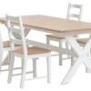 VISLINGE L190 Table Naturel + 4 VISLINGE Chaises Naturel