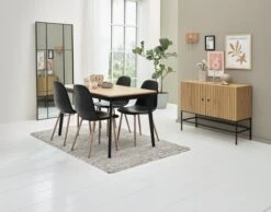 Buffet HEMDRUP 2 Portes Chêne -Intérieur Chic 214358