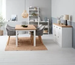 Bibliothèque HERNING 3 Tablettes Blanc -Intérieur Chic 214428 1