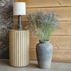 Vase TOMMY Ø26xH44cm Gris/brun -Intérieur Chic 215268