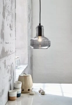 Suspension KORNELIUS Ø20xH22cm Verre -Intérieur Chic 215334