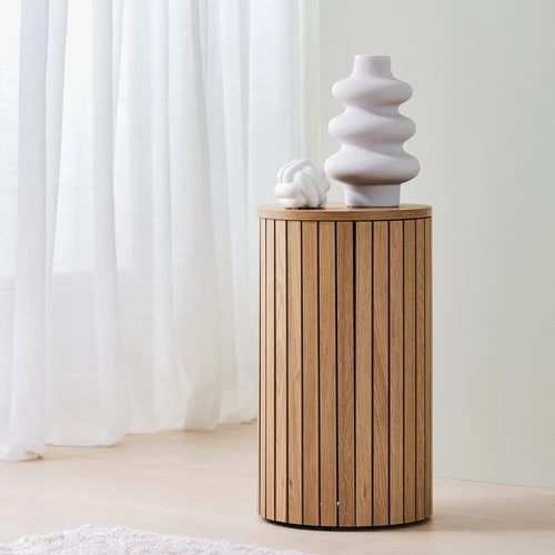 Vase ALVIS Ø20xH30cm Blanc 3 Vase ALVIS Ø20xH30cm Blanc – Image 3