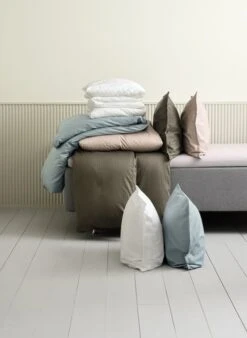 Parure De Lit Satin INGEBORG 240x220 Blanc -Intérieur Chic 220799