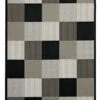 Tapis RIPS 130x193 Noir/beige