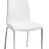 Chaise HAVNDAL Blanc/chrome
