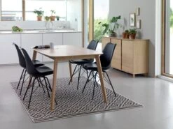 Chaise KLARUP Noir/noir -Intérieur Chic 60536