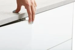 Meuble TV JERNVED Béton/brillant -Intérieur Chic 73561