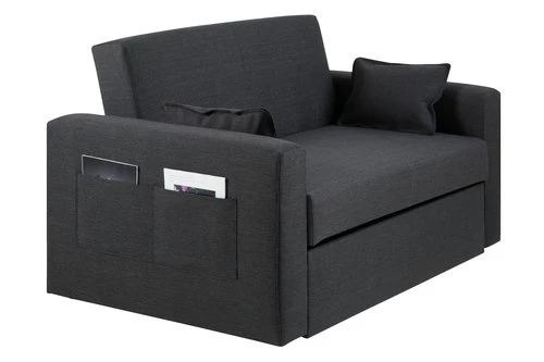 Canapé Convertible LANDERSLEV Gris Foncé 2 Canapé Convertible LANDERSLEV Gris Foncé – Image 2