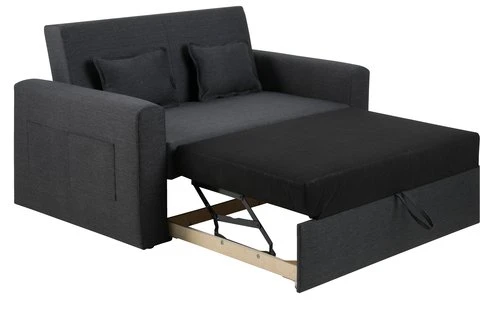Canapé Convertible LANDERSLEV Gris Foncé 5 Canapé Convertible LANDERSLEV Gris Foncé – Image 5