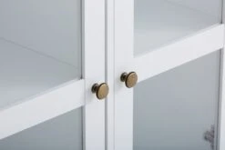 Vitrine SKALS Portes En Verre Blanc -Intérieur Chic 86269