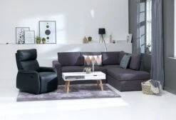 Canapé Convertible Avec Méridienne BEDSTED Gris -Intérieur Chic 87508