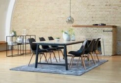 Console VIRUM 26x80 Noir -Intérieur Chic 89273