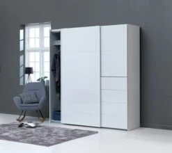 Fauteuil à Bascule NEBEL Bleu Clair -Intérieur Chic 89345