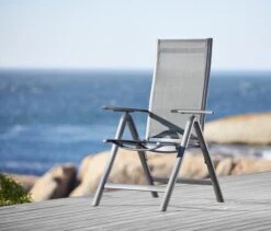 Chaise Inclinable LOMMA Noir -Intérieur Chic 94747