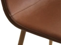 Chaise JONSTRUP Cognac/coloris Chêne -Intérieur Chic 95738
