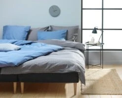 Parure De Lit KATJA 240x220 Gris -Intérieur Chic 97425